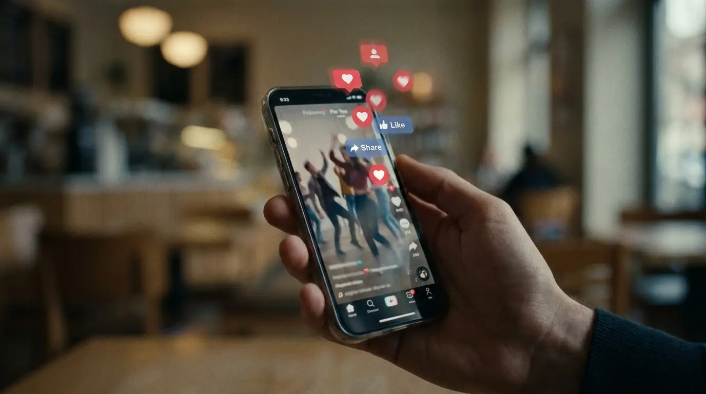 A social media video earning high engagement