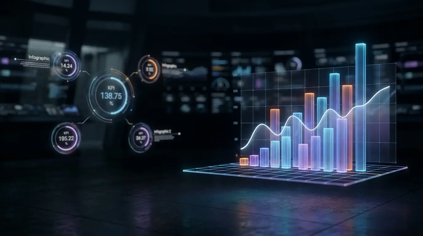 3D data visualization motion graphics